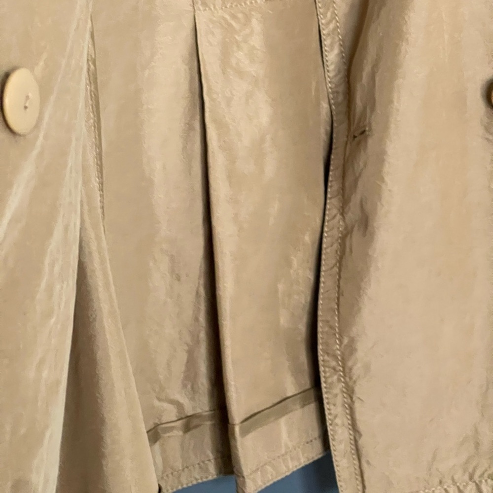 Talbots Classic Tan Trench Coat - Picture 8 of 16